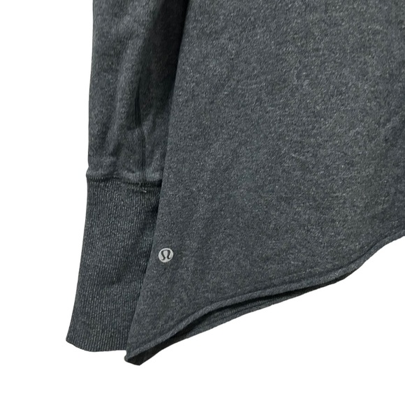 Lululemon Tea Lounge Long Sleeve Pullover in Heathered Coal Size Small 4 - Picture 9 of 14